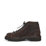 Stivaletti stringati in pelle 78010 DARK BROWN STURLINI 