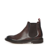 Stivaletto Chelsea in pelle U1200 CHOCOLAT STURLINI 