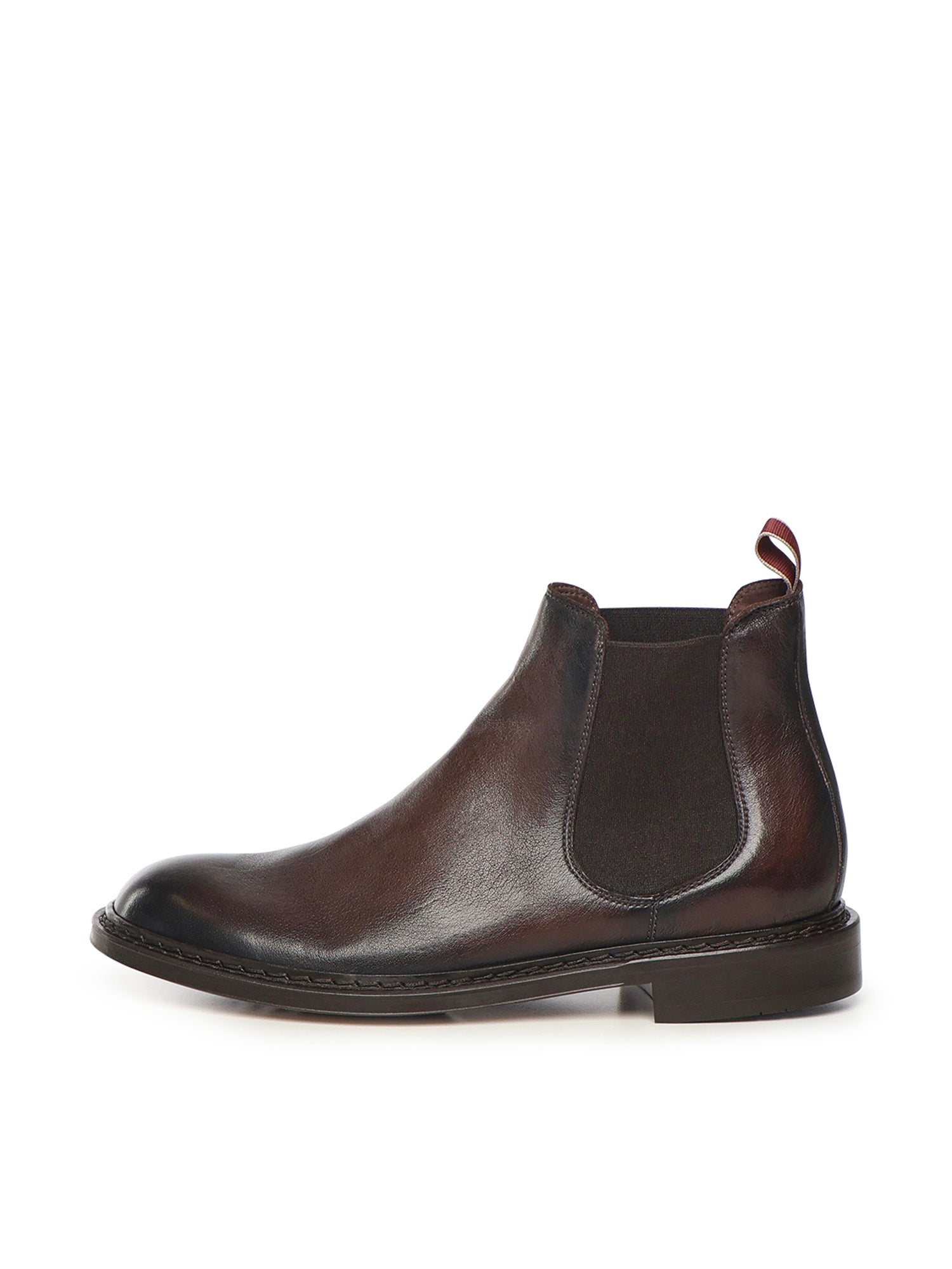 Stivaletto Chelsea in pelle U1200 CHOCOLAT STURLINI 