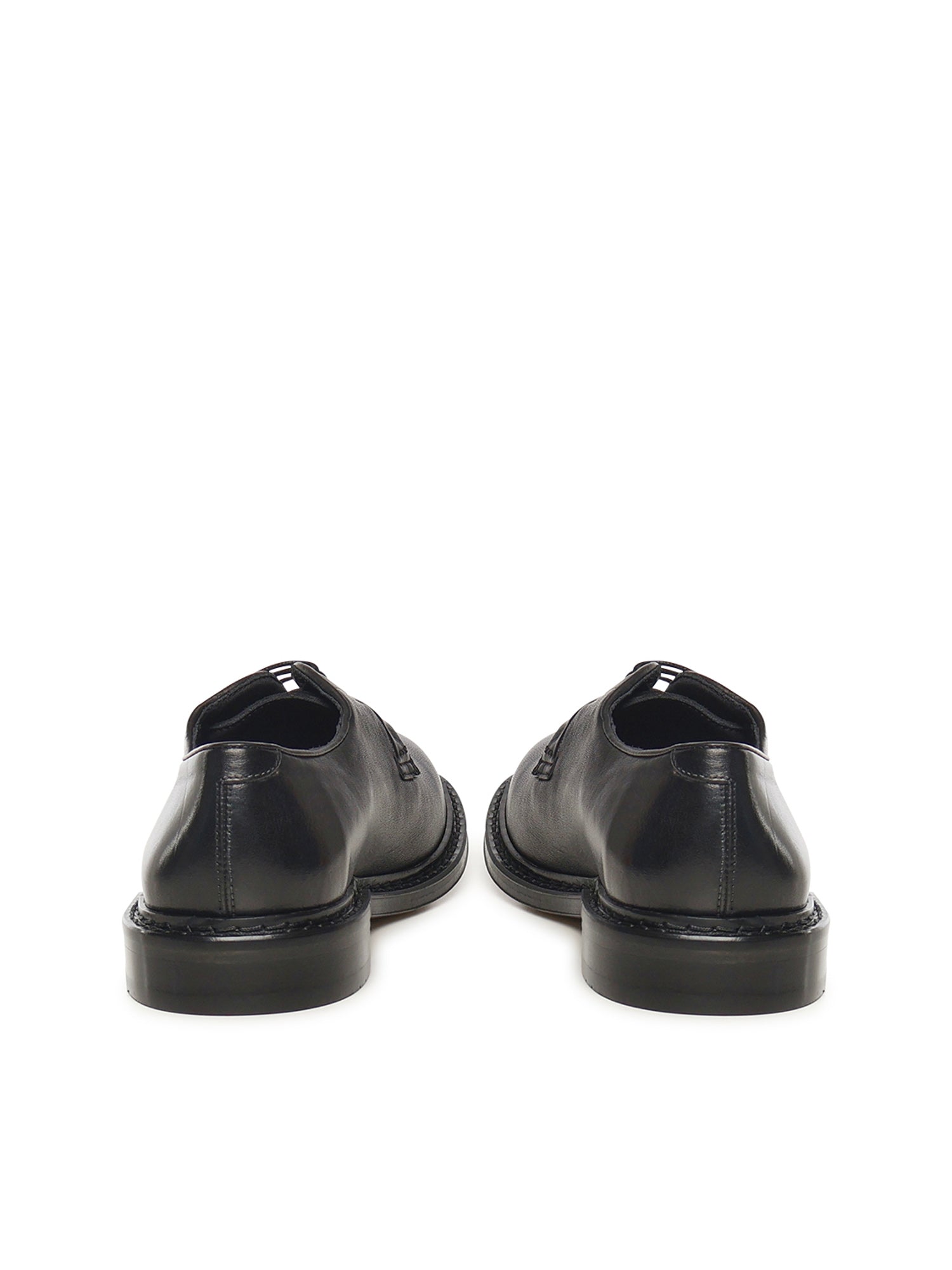 Scarpe stringate in pelle U1201 BLACK STURLINI 