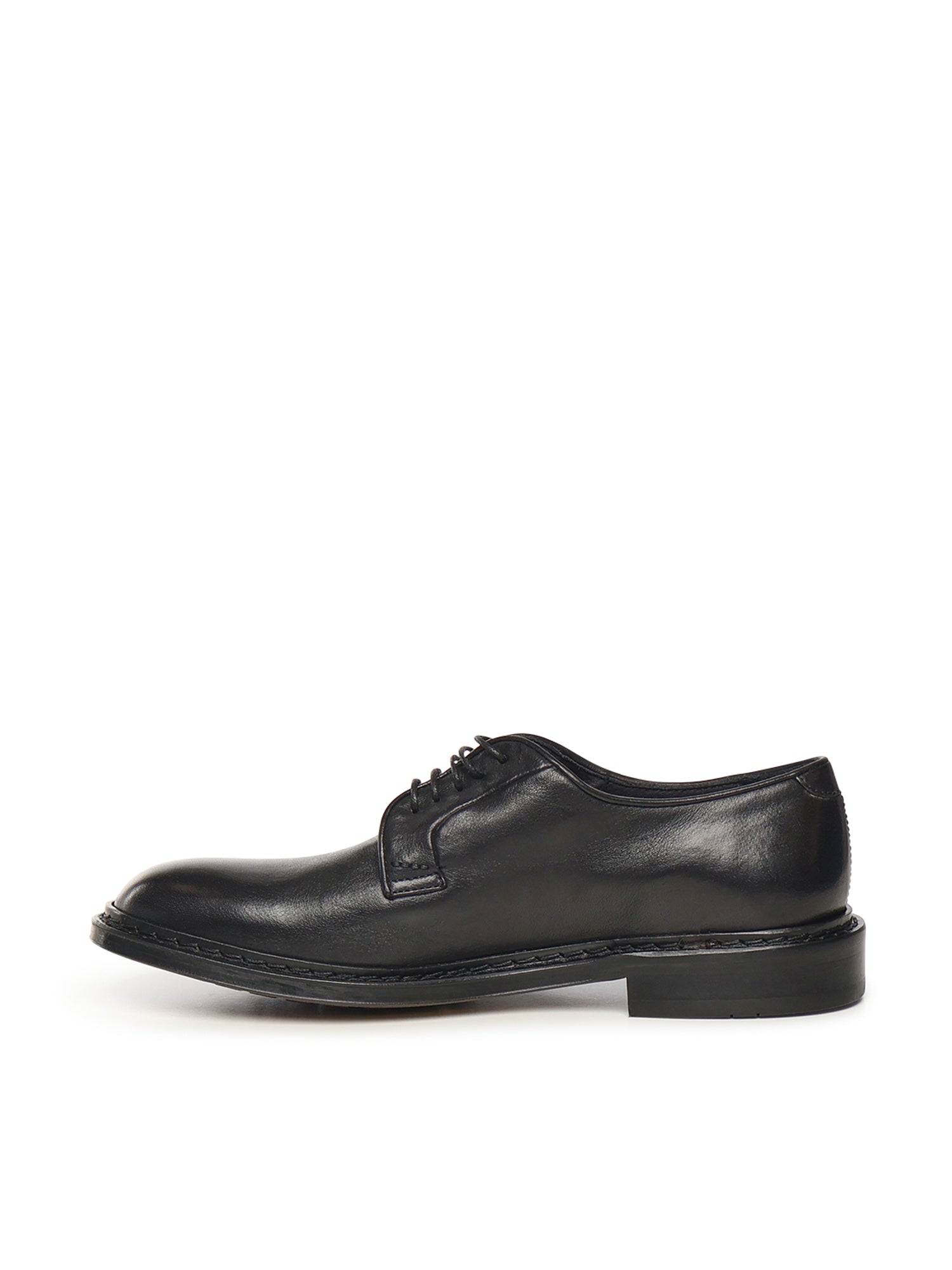 Scarpe stringate in pelle U1201 BLACK STURLINI 