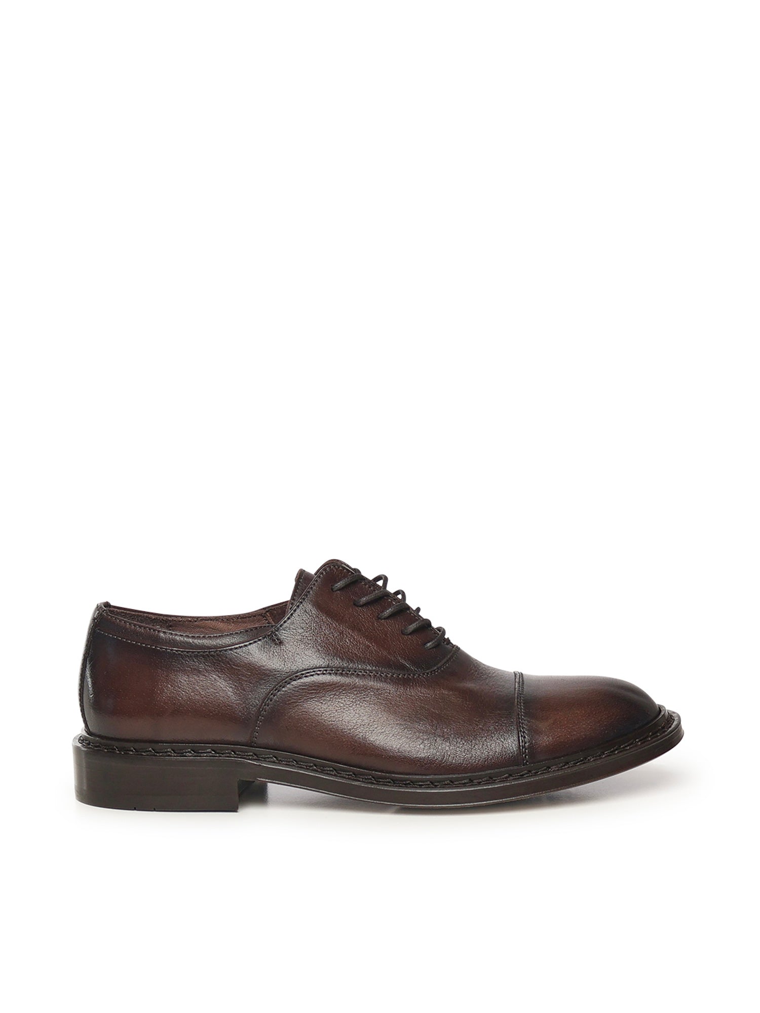 Scarpe stringate in pelle U1203 CHOCOLAT STURLINI 