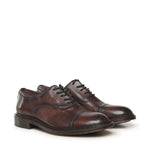 Scarpe stringate in pelle U1203 CHOCOLAT STURLINI 