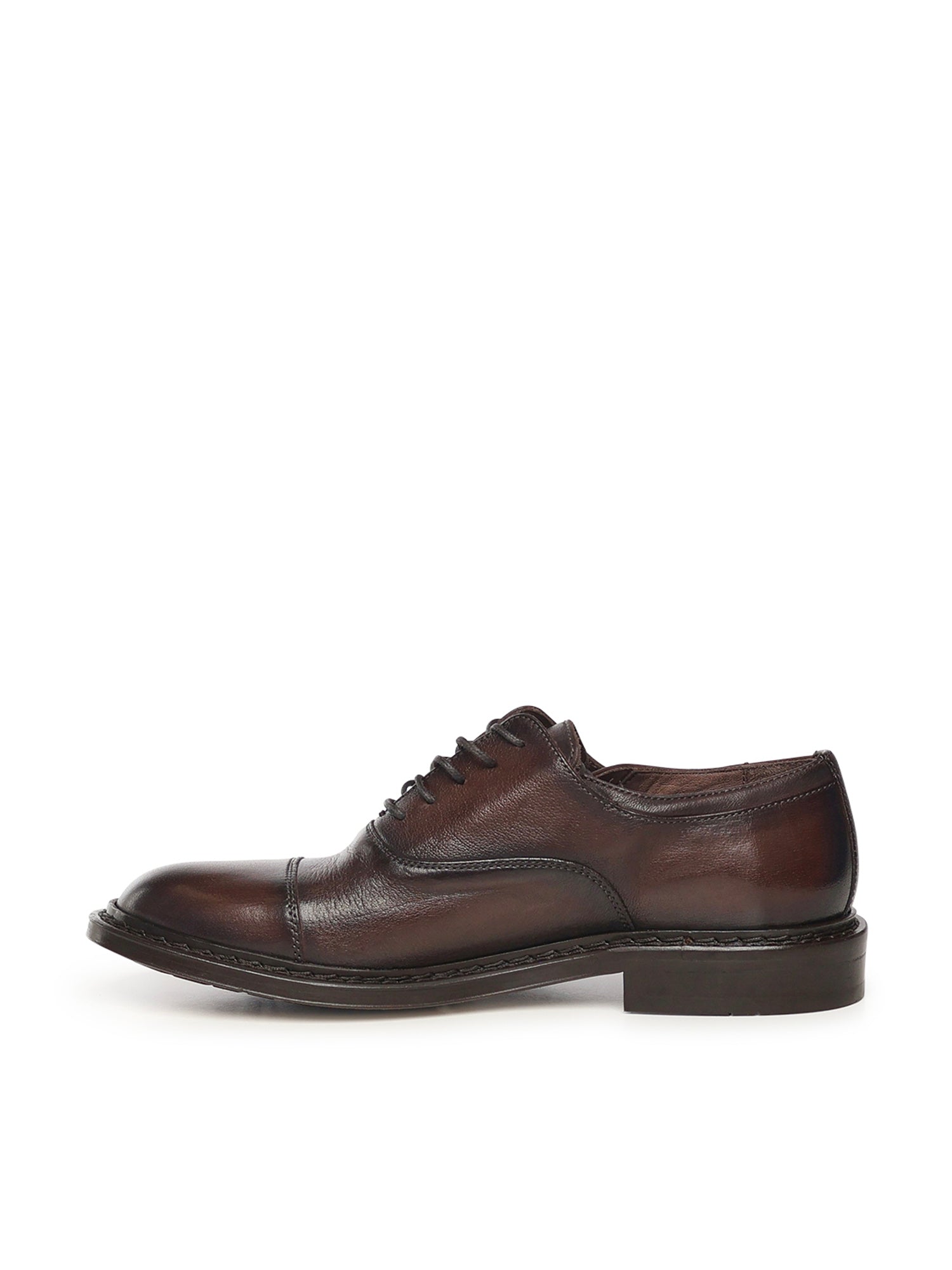 Scarpe stringate in pelle U1203 CHOCOLAT STURLINI 