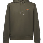 Felpa in cotone con logo<BR/> F45104 74 SUN 68 