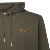 Felpa in cotone con logo<BR/> F45104 74 SUN 68 