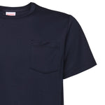 T-shirt in jersey di cotone con taschino T45101 07 SUN 68 