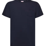 T-shirt in jersey di cotone con taschino T45101 07 SUN 68 