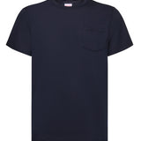 T-shirt in jersey di cotone con taschino T45101 07 SUN 68 