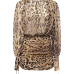 Mini abito Yulia T180155B TNP255ANIMALIER THE ANDAMANE 