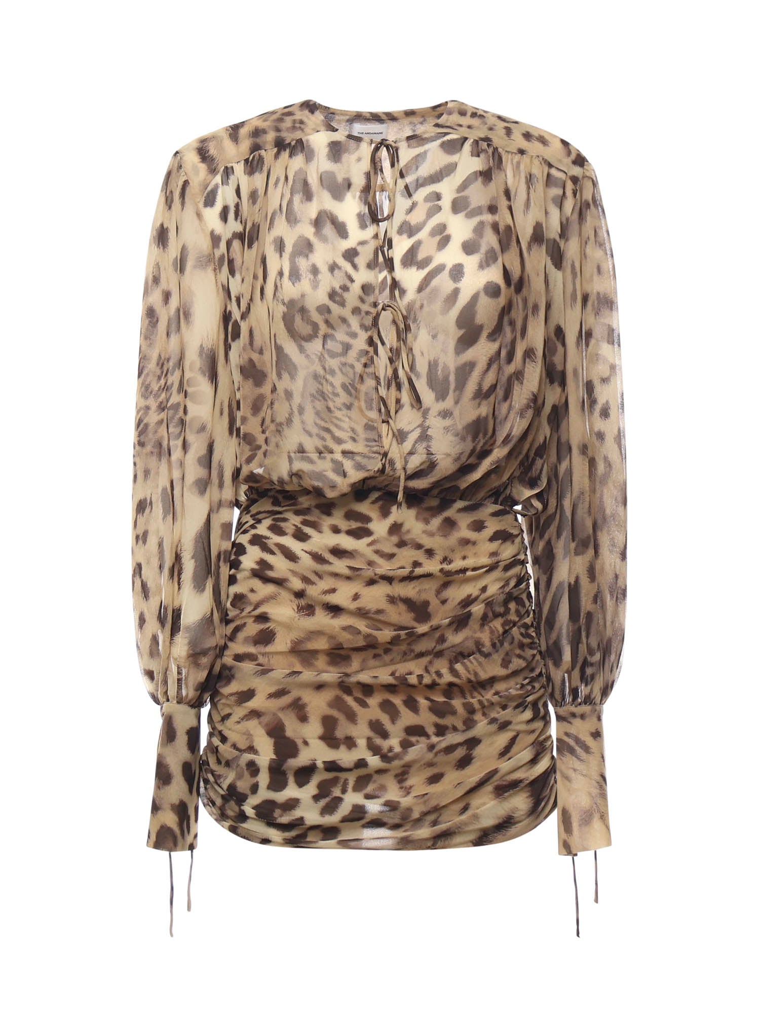 Mini abito Yulia T180155B TNP255ANIMALIER THE ANDAMANE 