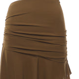 Gonna lunga asimmetrica Zahira T180361A TNS038CIGAR THE ANDAMANE 