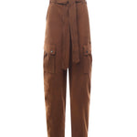 Pantaloni cargo Xandra T180425A TNC184CIGAR THE ANDAMANE 