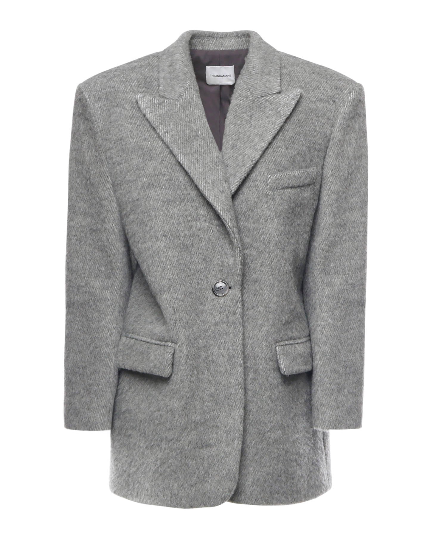 Blazer monopetto Teresa T182030B TNW047GREY THE ANDAMANE 