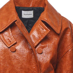 Cappotto Zarina T182038A TNV128CUOIO THE ANDAMANE 