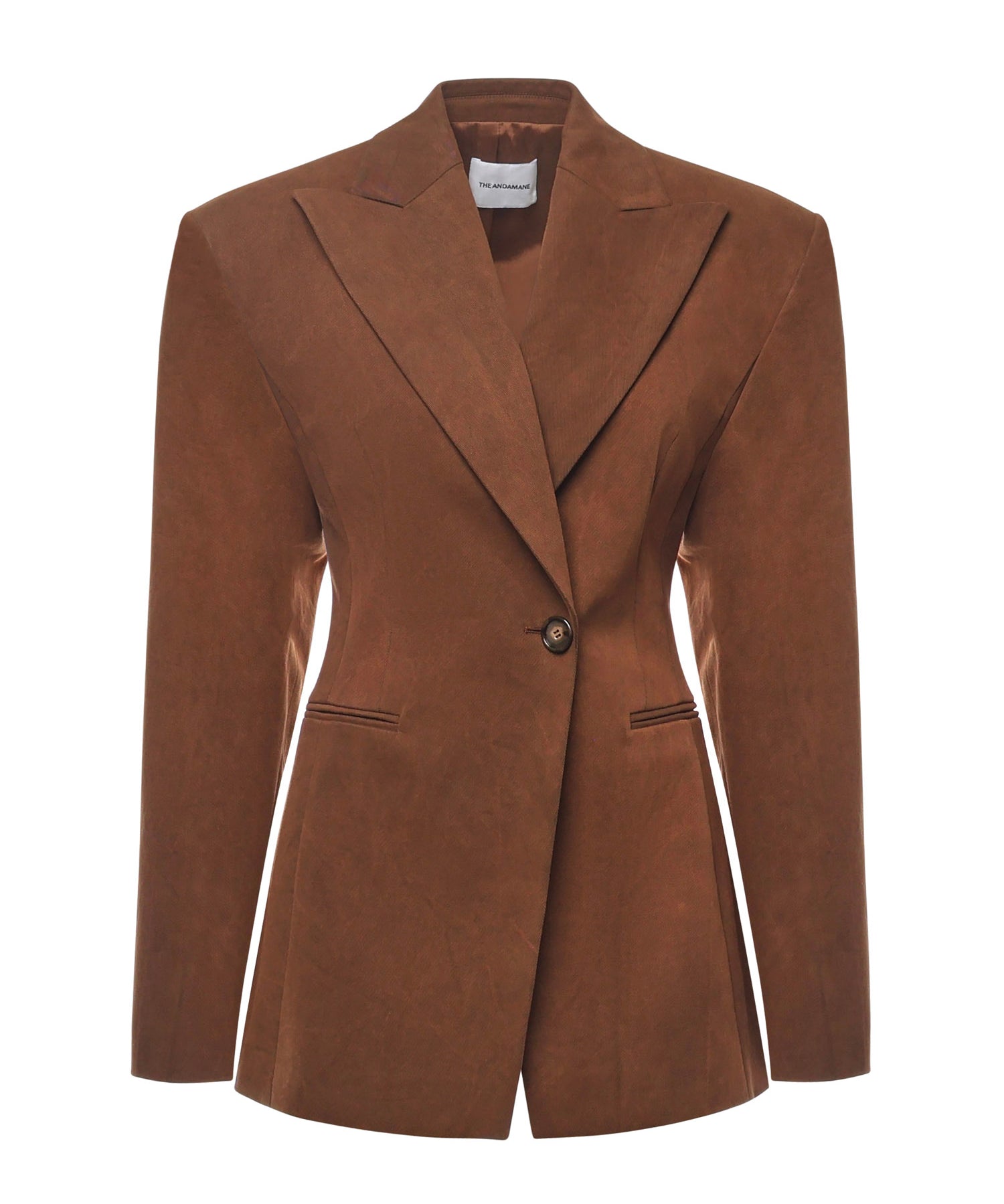 Blazer monopetto Ottavia T183021A TNC184CIGAR THE ANDAMANE 