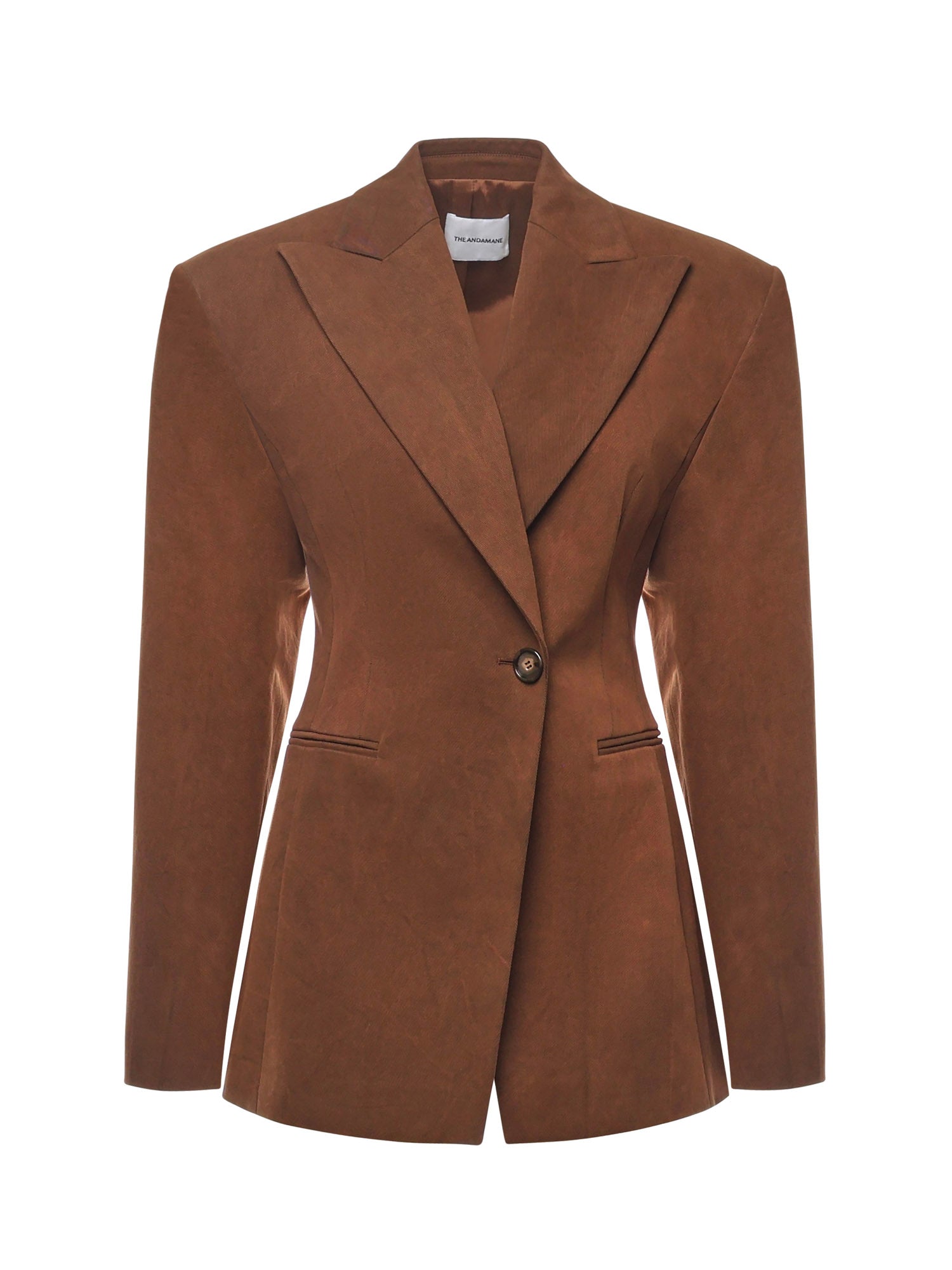 Blazer monopetto Ottavia T183021A TNC184CIGAR THE ANDAMANE 