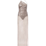 Abito lungo con paillettes TM180127A TJP186STEEL THE ANDAMANE 