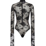 Body Ziggy in pizzo TM180736A TJC082BLACK THE ANDAMANE 
