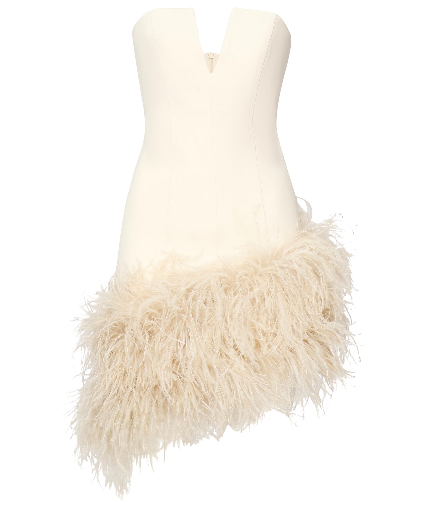 Abito Maya con piume ABITO MAYA IVORY THE ARCHIVIA 