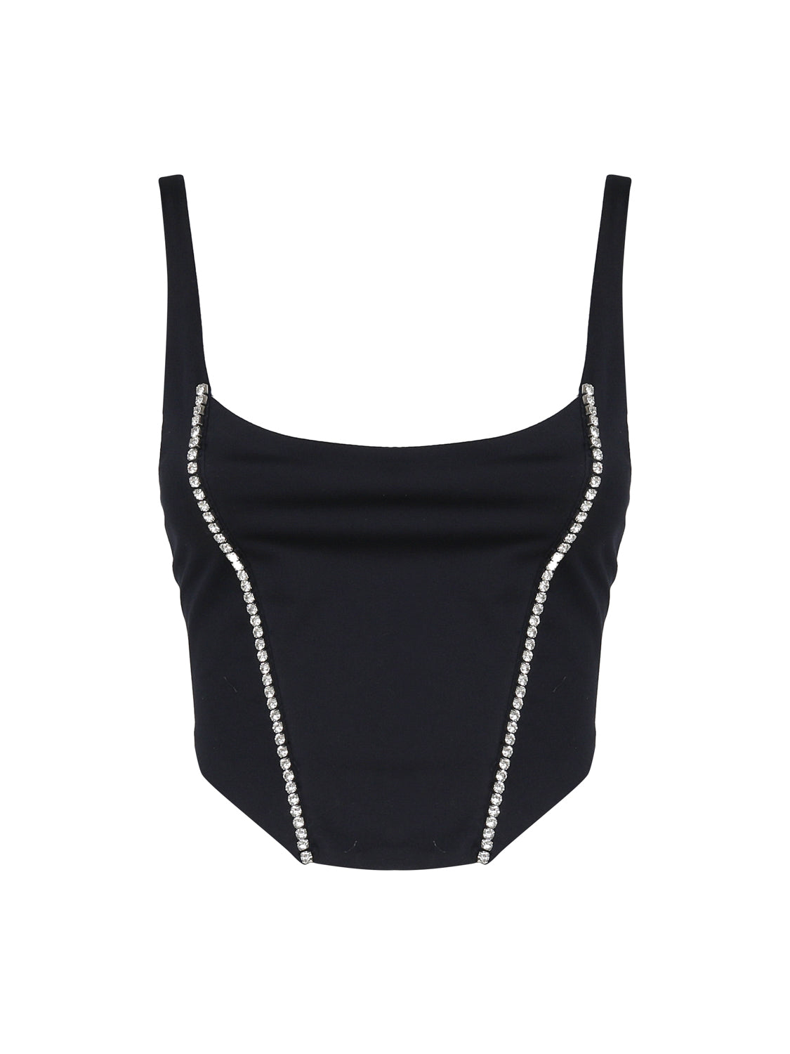 Top Corset con scollo tondo CORSET -BLUE THE ARCHIVIA 