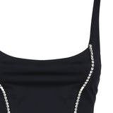 Top Corset con scollo tondo CORSET -BLUE THE ARCHIVIA 