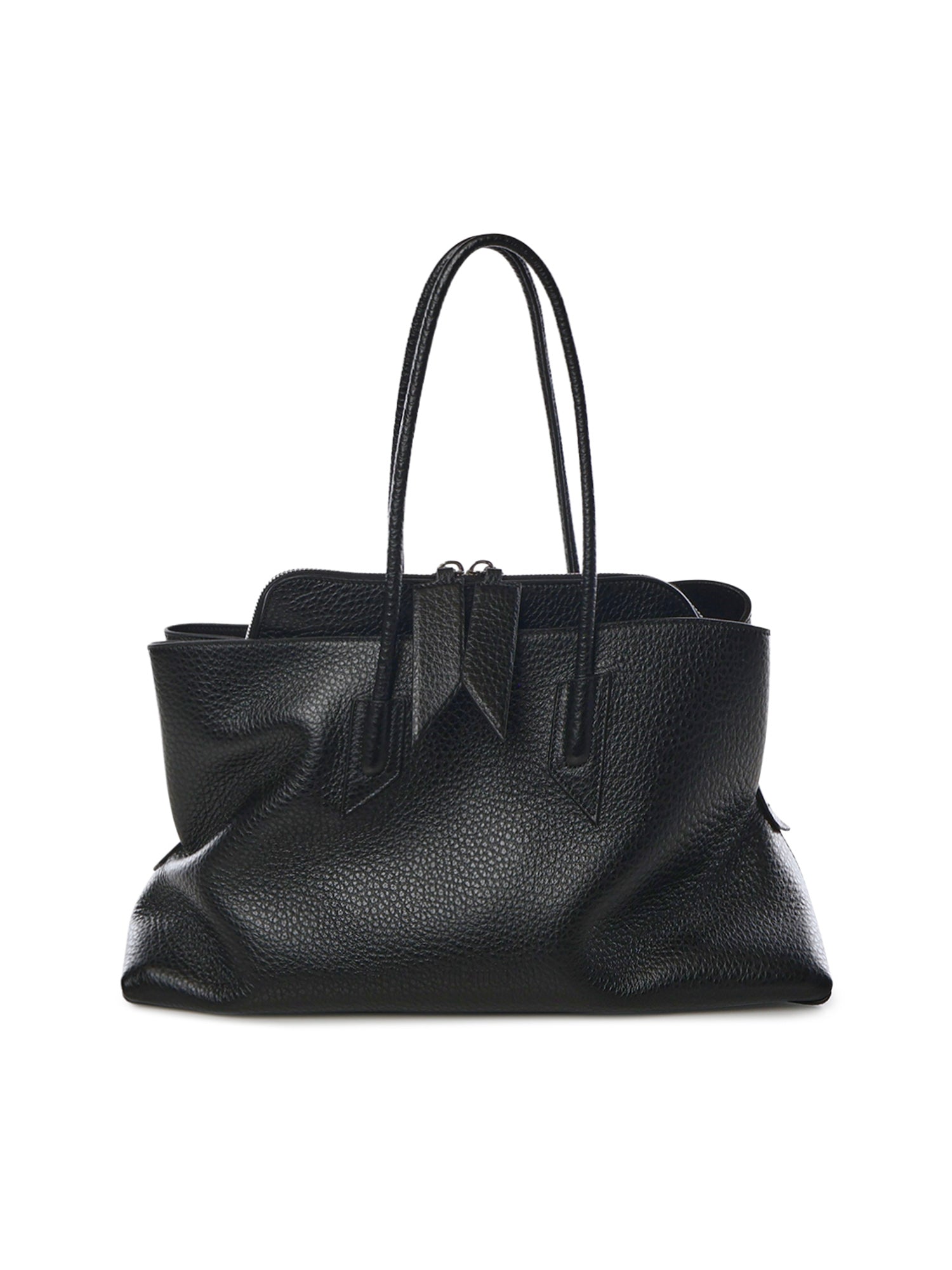 Borsa La Passeggiata Medium in pelle 250WAH00054 LBT117AA100 THE Attico 