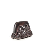 Borse Tia microintrecciata<BR/> TMFW25GMWL125 DARK SILVER THEMOIRè 