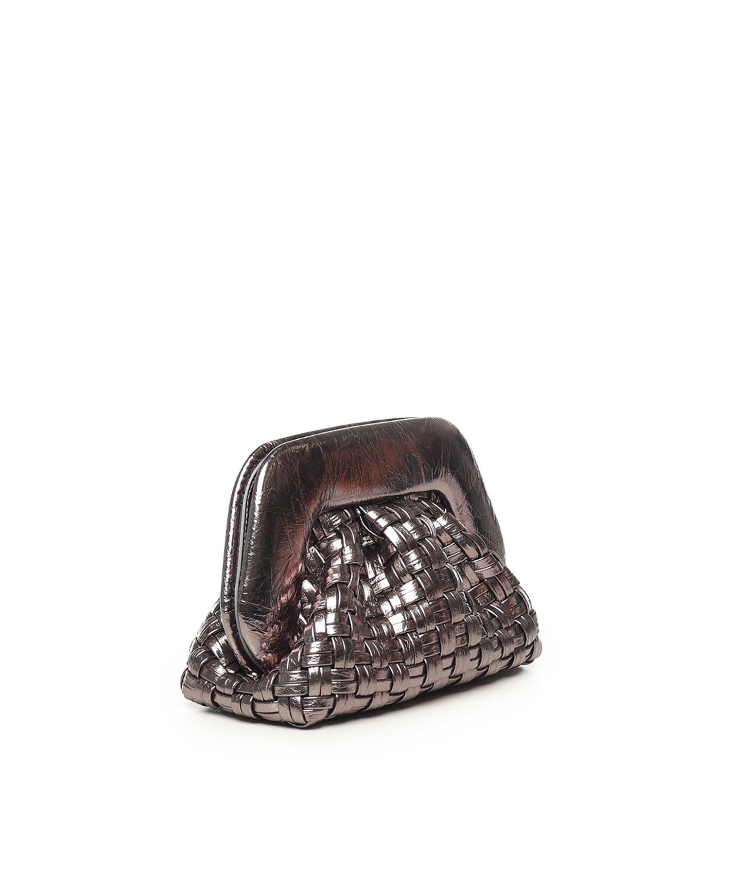 Borse Tia microintrecciata<BR/> TMFW25GMWL125 DARK SILVER THEMOIRè 