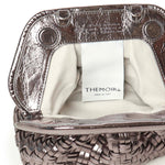 Borse Tia microintrecciata<BR/> TMFW25GMWL125 DARK SILVER THEMOIRè 