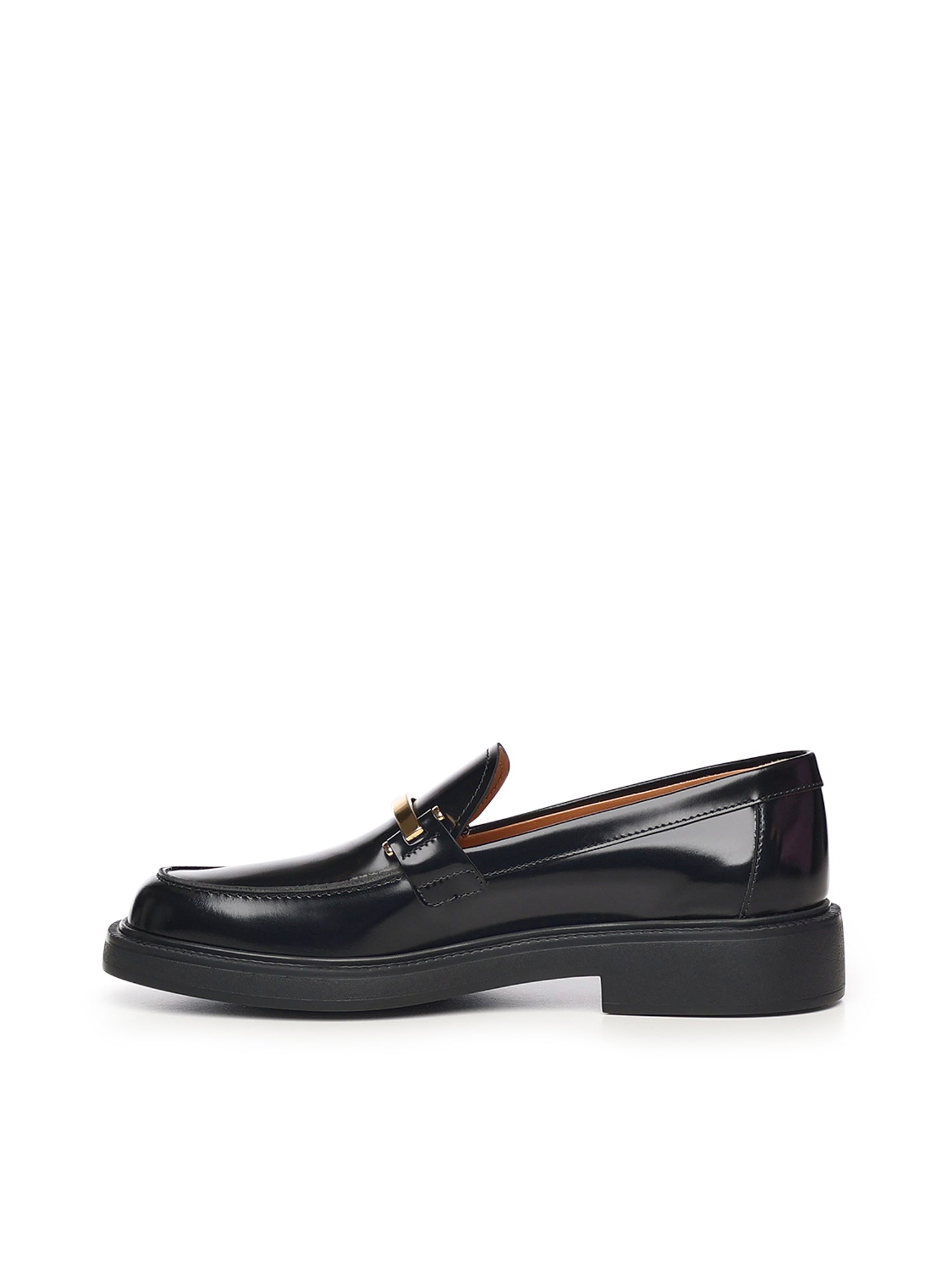 Mocassino con morsetto in pelle XXW20L0JO70SHA B999 TOD'S 