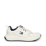 Sneakers con mix di texture e logo<BR/> EM0EM01581 TCR TOMMY HILFIGER 