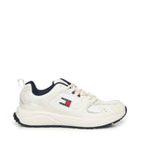 Sneakers con mix di texture e logo<BR/> EM0EM01581 TCR TOMMY HILFIGER 
