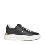 Sneakers in pelle con monogramma<BR/> FW0FW08631 BDS TOMMY HILFIGER 