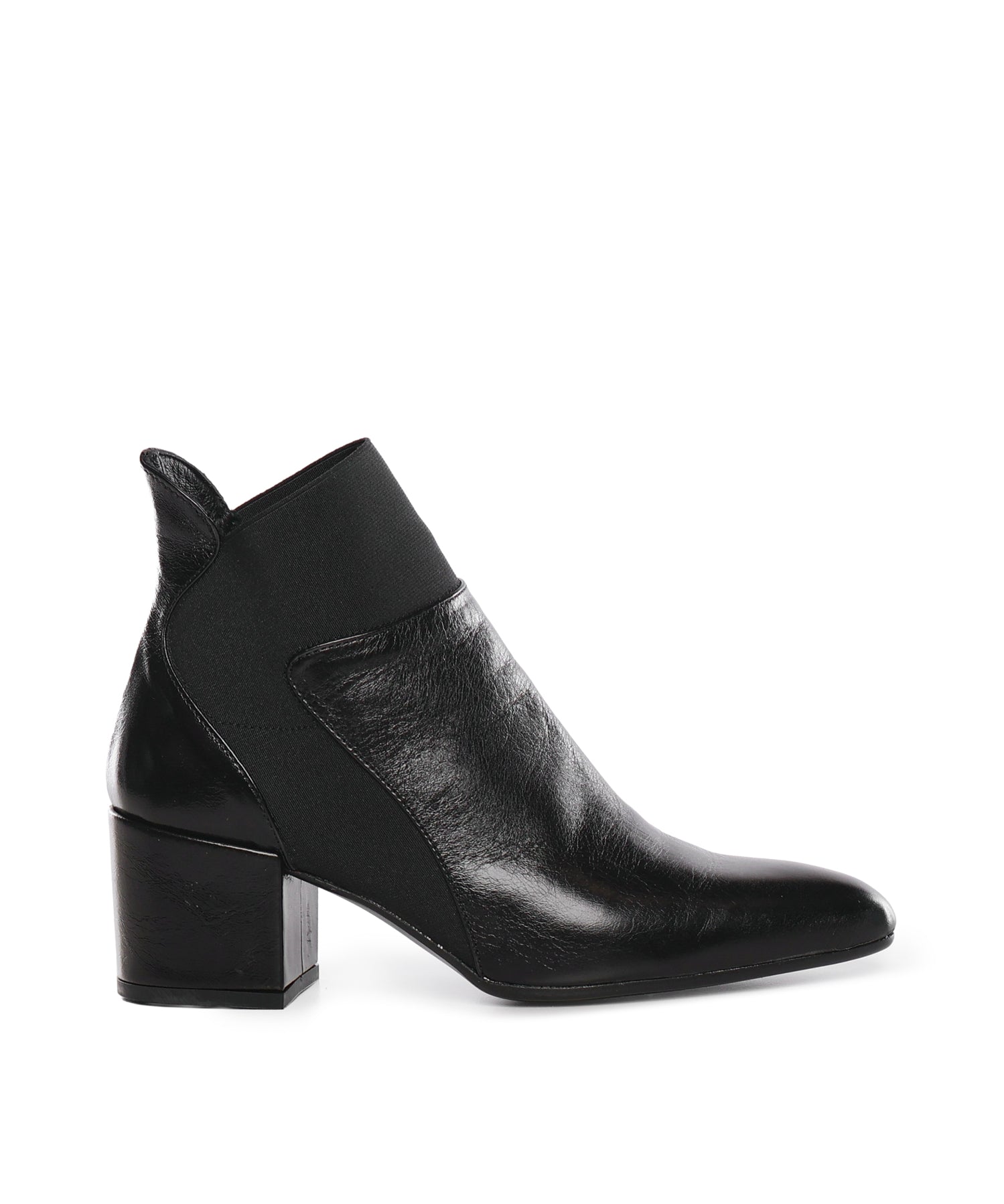 Stivaletto in pelle C41 NERO/NERO UAU 