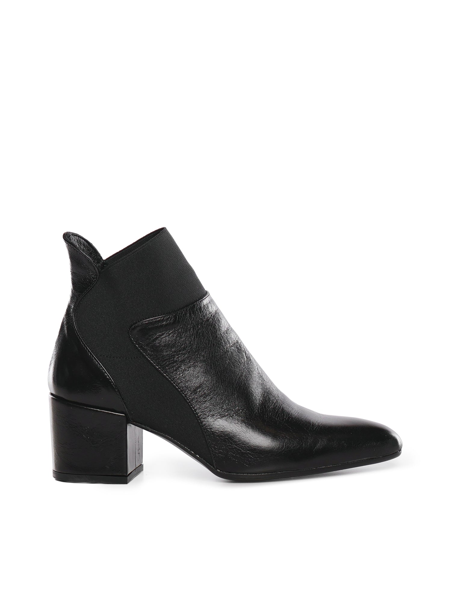 Stivaletto in pelle C41 NERO/NERO UAU 