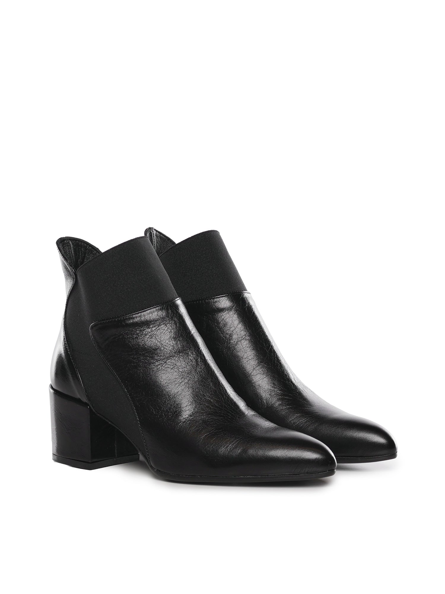 Stivaletto in pelle C41 NERO/NERO UAU 