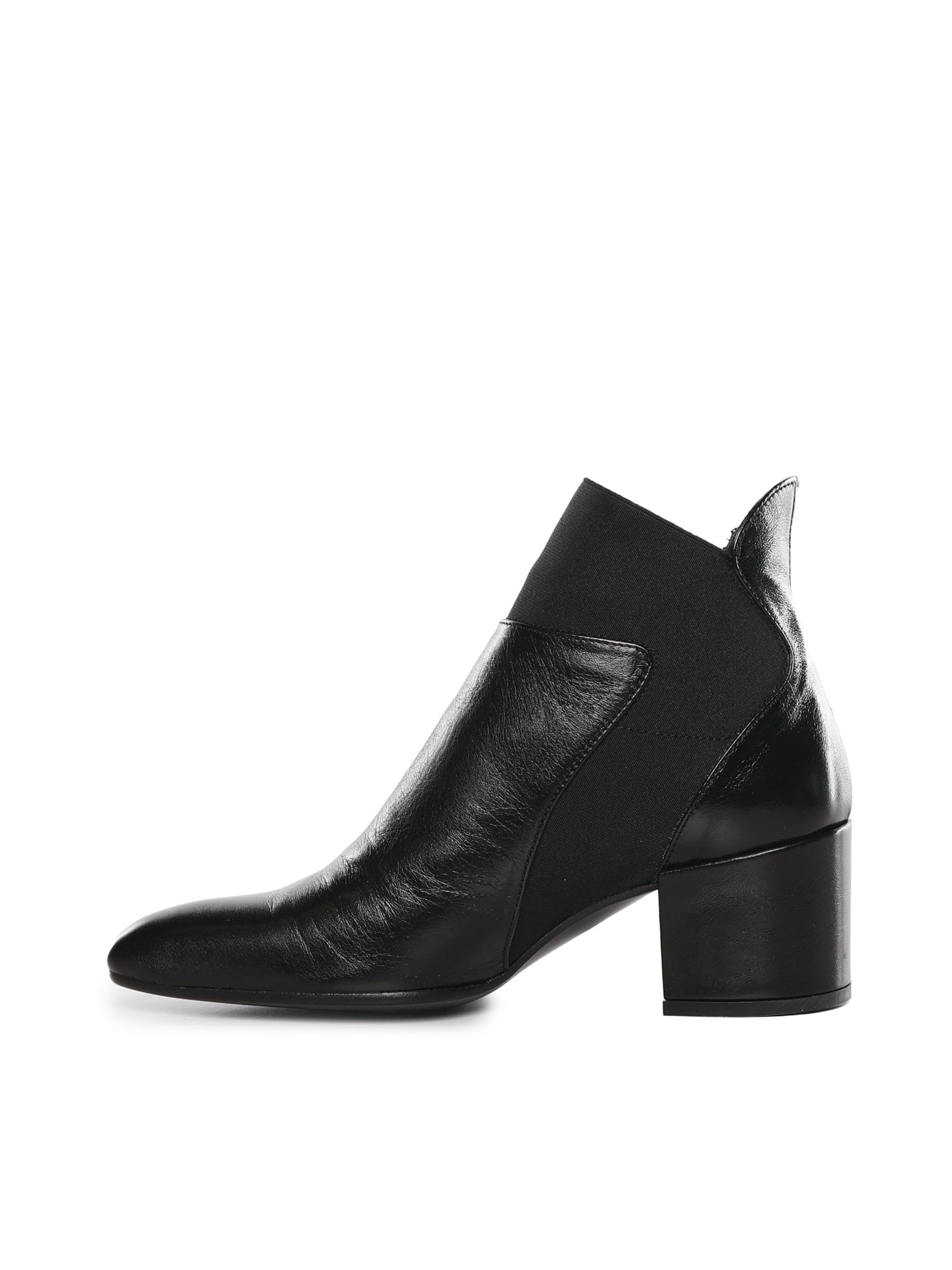 Stivaletto in pelle C41 NERO/NERO UAU 