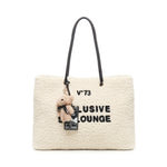 Borsa shopping Ski Lounge<BR/> 73BS9A501 SKI LOUNGEECRU/NERO V° 73 