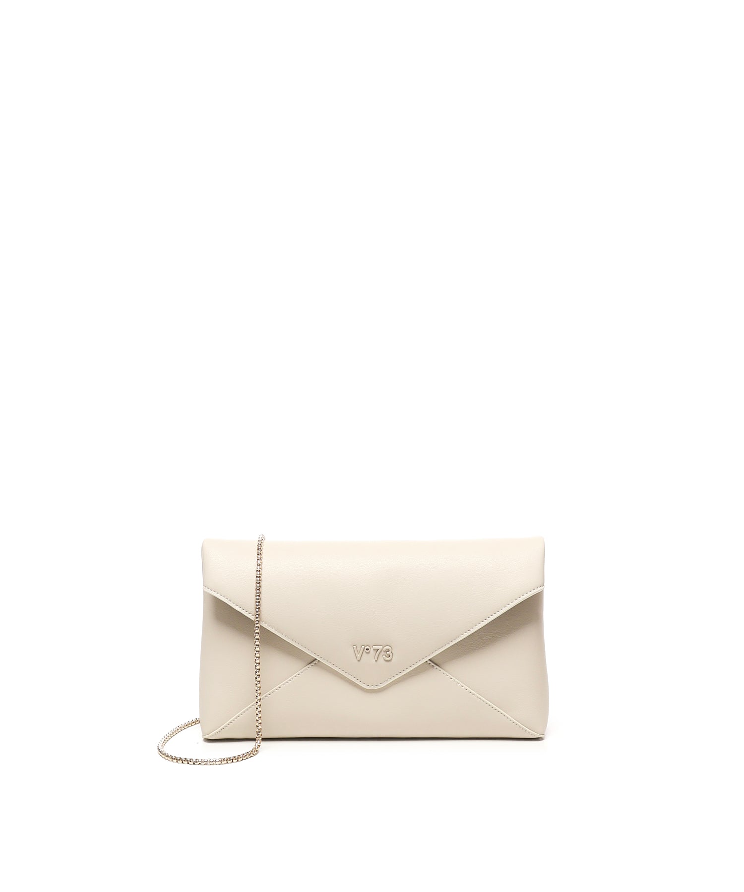Pochette Demi con logo 73BS9EQ01 DEMIECRU V° 73 