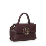 Borsa a mano Federica V small<BR/> 73BS9ER02 FEDERICA VBORDEAUX V° 73 