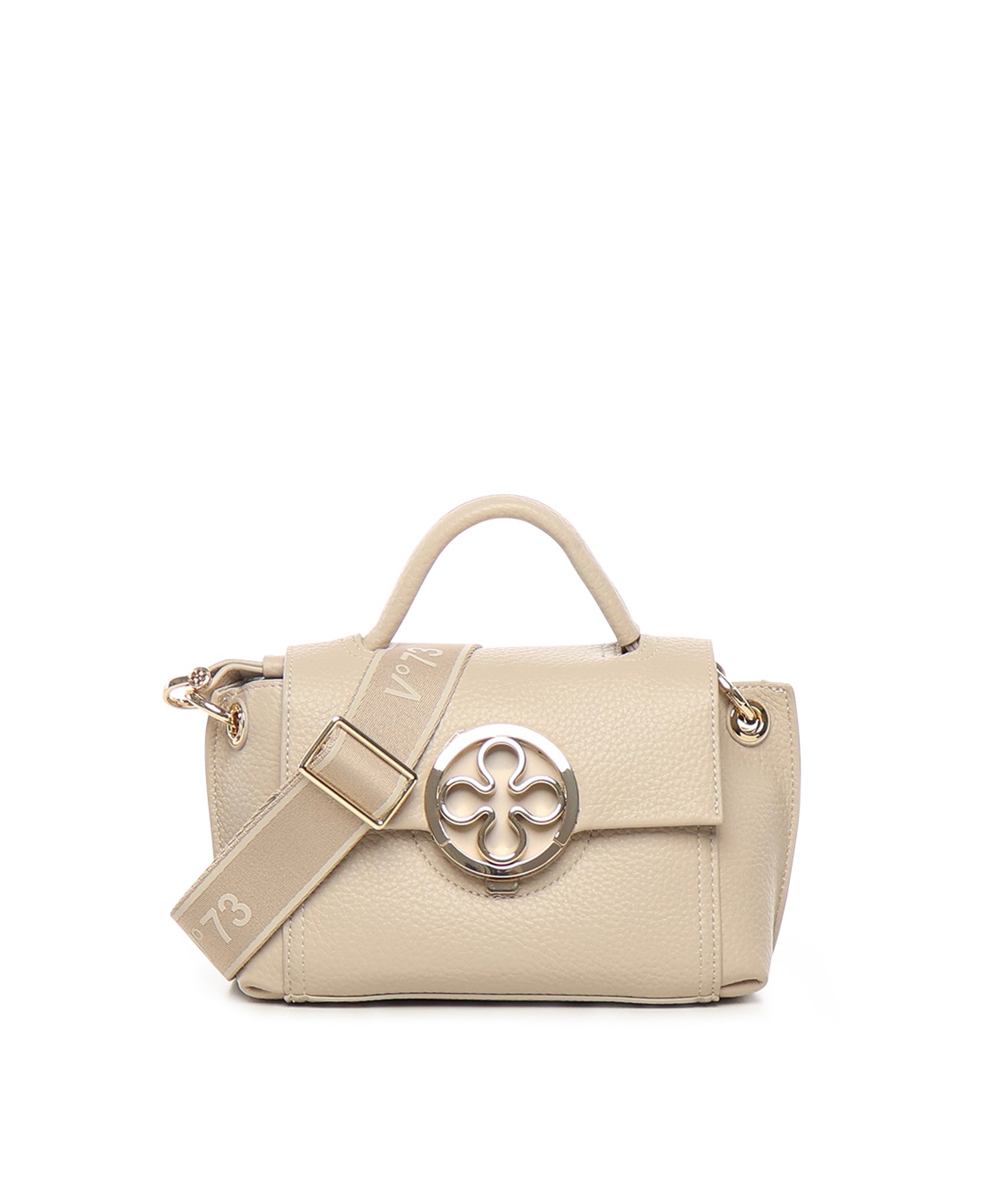 Borsa a mano Federica V small<BR/> 73BS9ER02 FEDERICA VECRU V° 73 