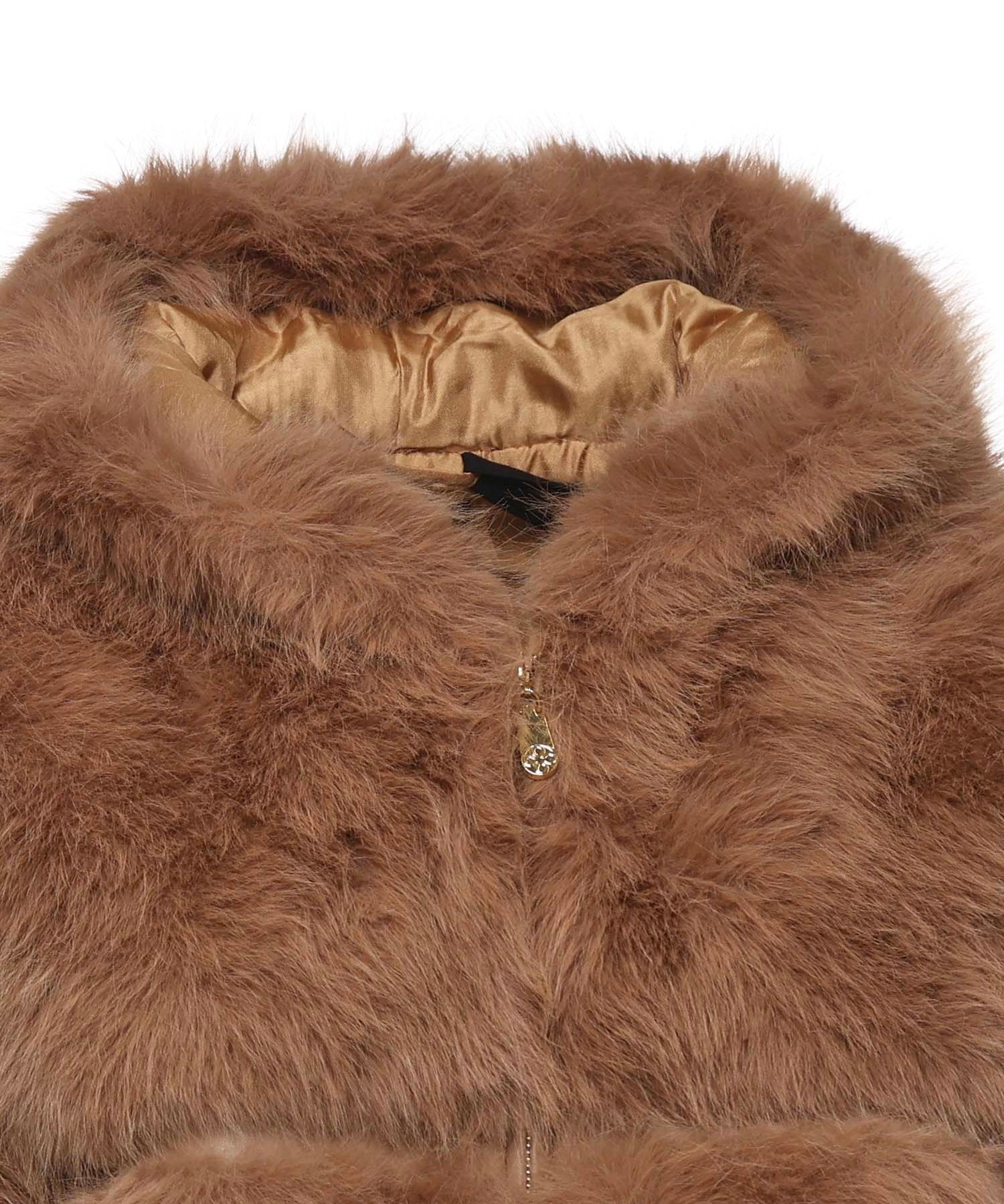 Pelliccia penny con cappuccio 73C19EX02 PENNYNATURALE V° 73 