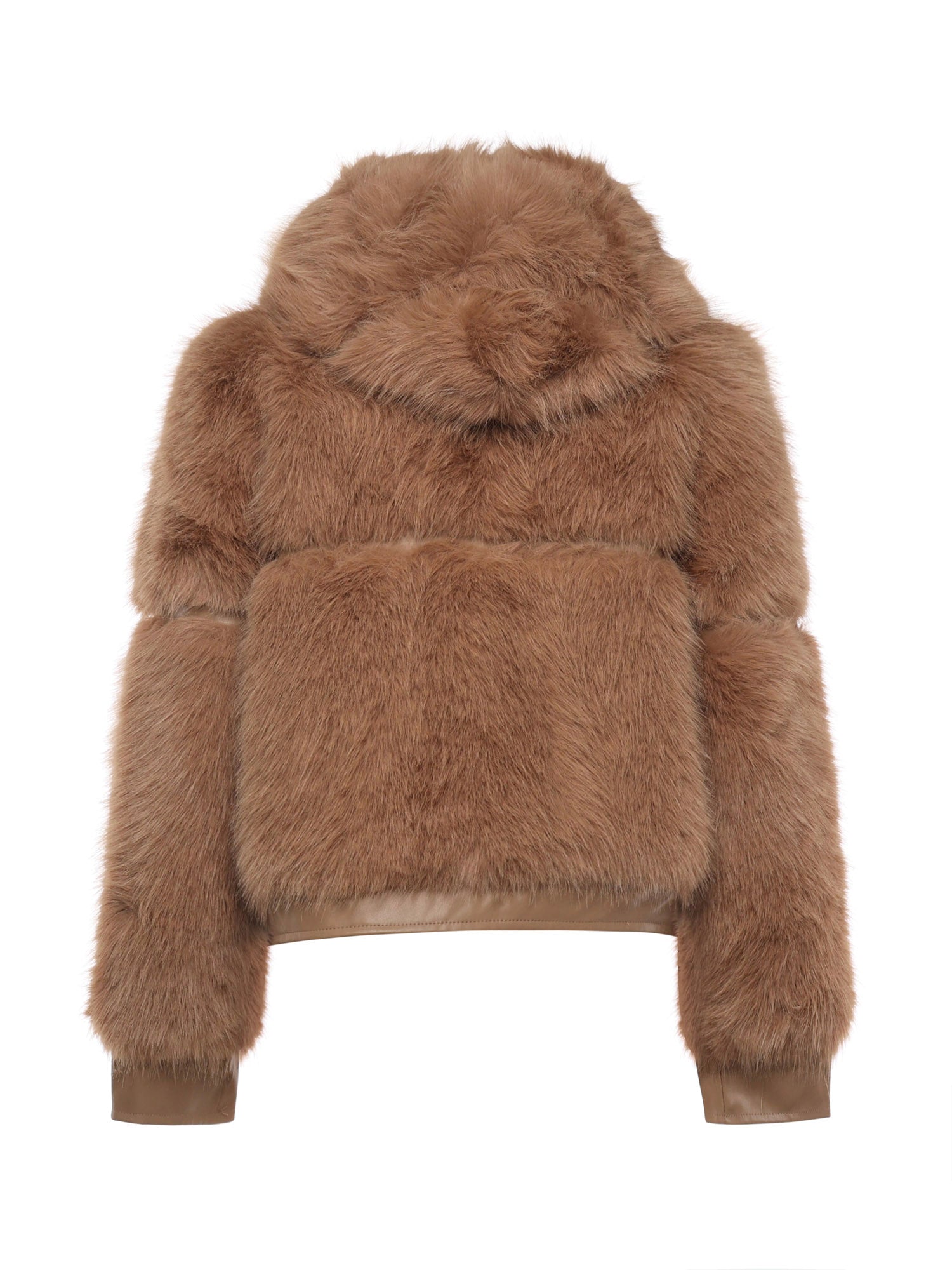 Pelliccia penny con cappuccio 73C19EX02 PENNYNATURALE V° 73 