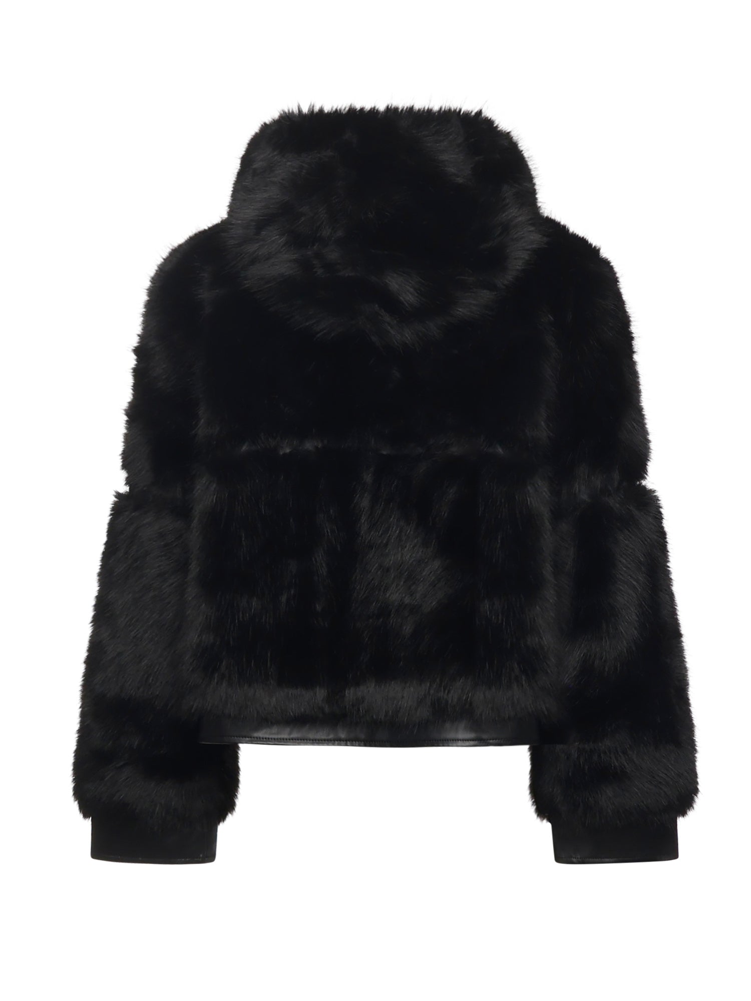Pelliccia penny con cappuccio 73C19EX02 PENNYNERO V° 73 