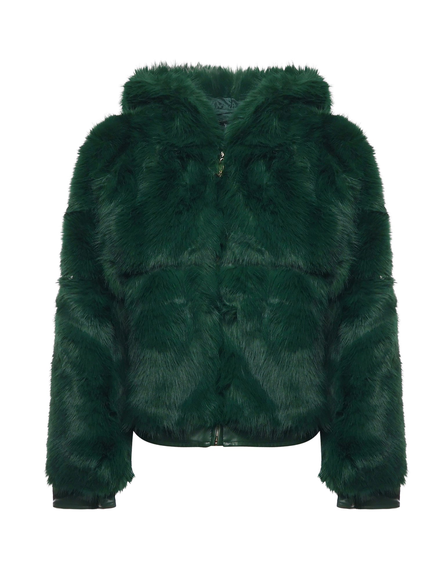 Pelliccia penny con cappuccio 73C19EX02 PENNYVERDE V° 73 
