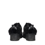 Slippers Sophie con logo 73SC9FP01CAM SOPHIE SHOESNERO V° 73 