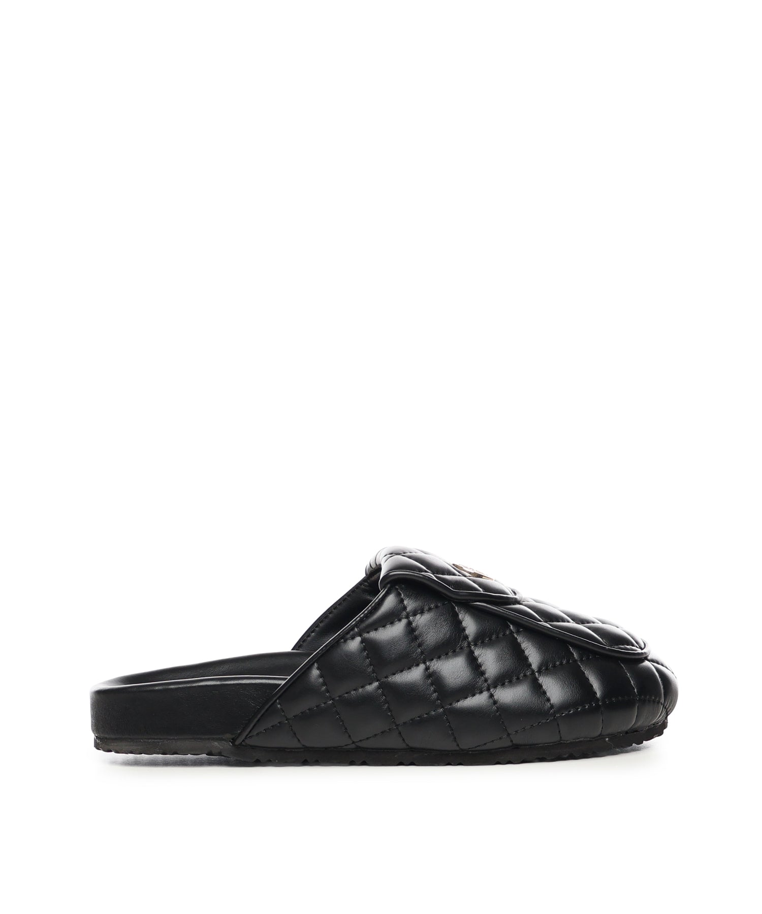 Slipper Keira con logo 73SC9FU01MAT KEIRA SHOESNERO V° 73 