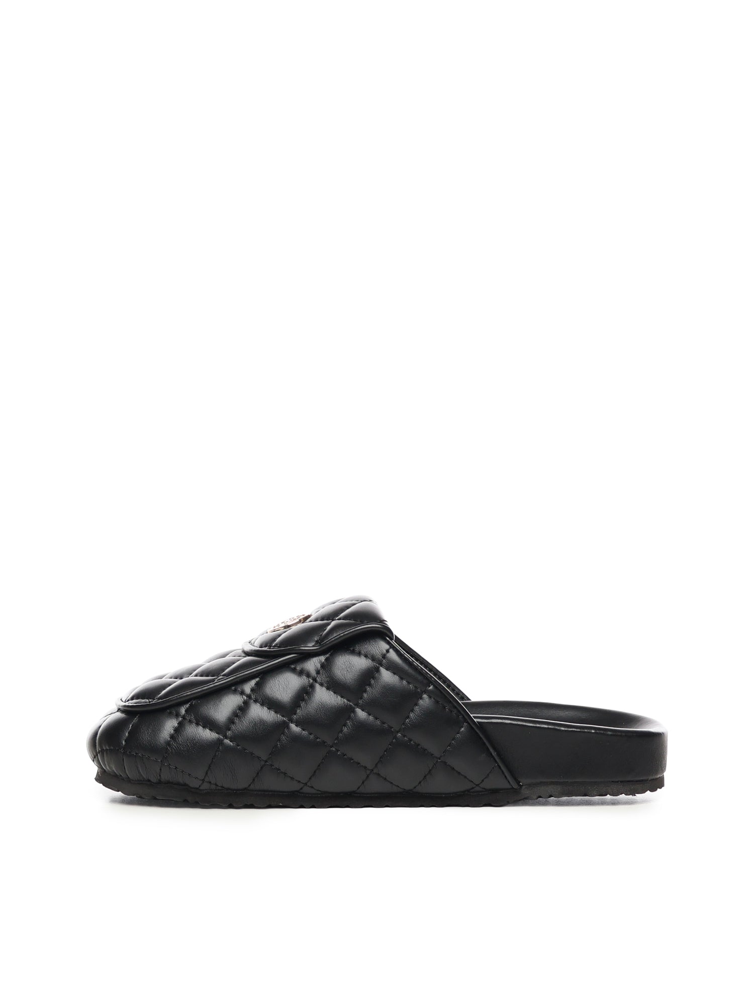 Slipper Keira con logo 73SC9FU01MAT KEIRA SHOESNERO V° 73 