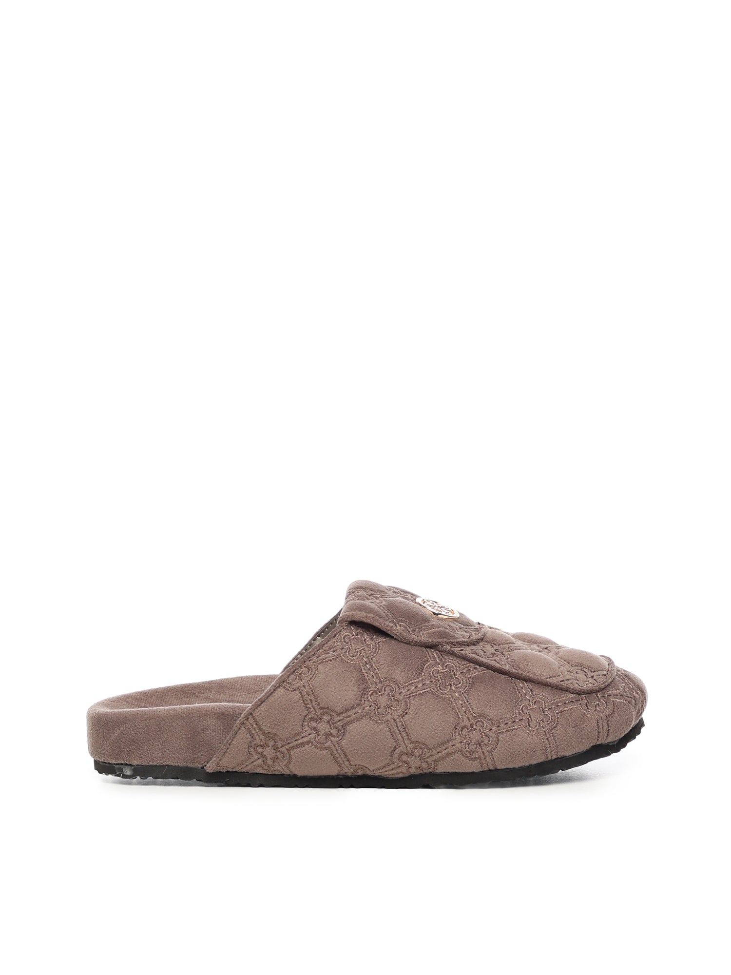 Slipper Keira con logo<BR/> 73SC9FU01VEL KEIRA SHOESTAUPE V° 73 